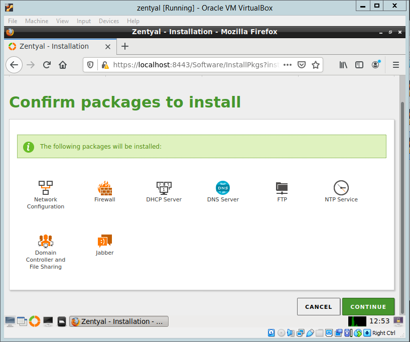 Zentyal 6.2: Configuring newly installed Zentyal 6.2 Server.