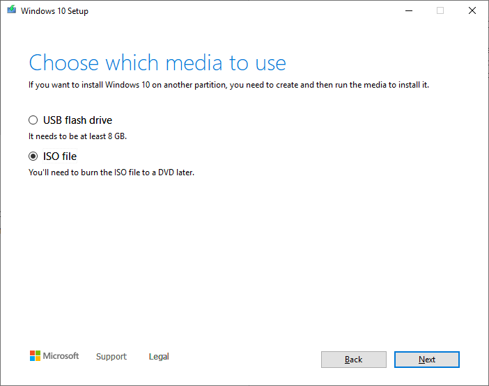 Create a Windows 10 ISO - make iso