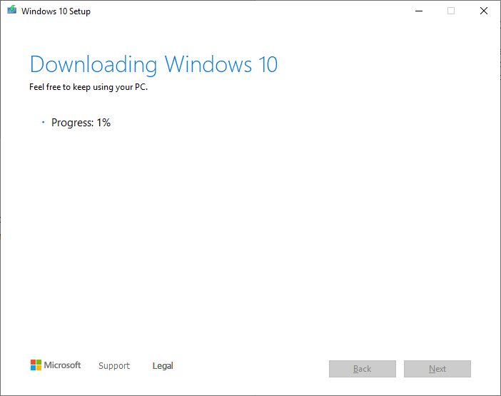 Create a Windows 10 ISO - saving iso