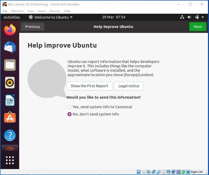 How to create an Ubuntu VM on VirtualBox and Install Ubuntu 20.04 Desktop