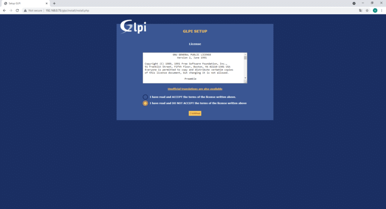 installing glpi on ubuntu server tutorial