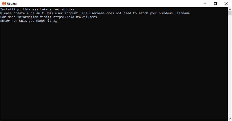 Installing WSL2 on Windows 10