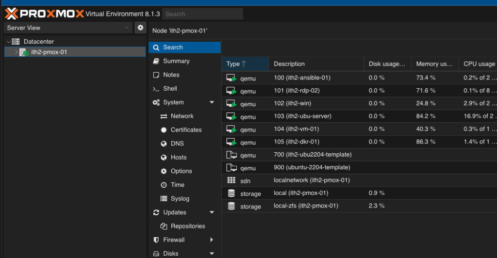 Create a Proxmox LXC container Template