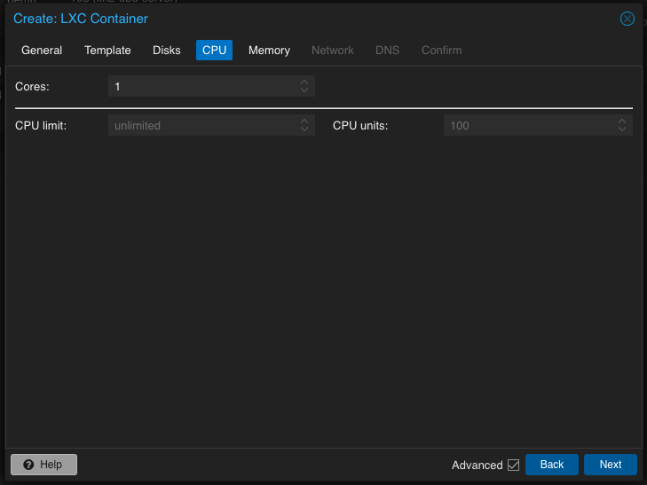 Create an Ubuntu 22.04 LXC Proxmox Container